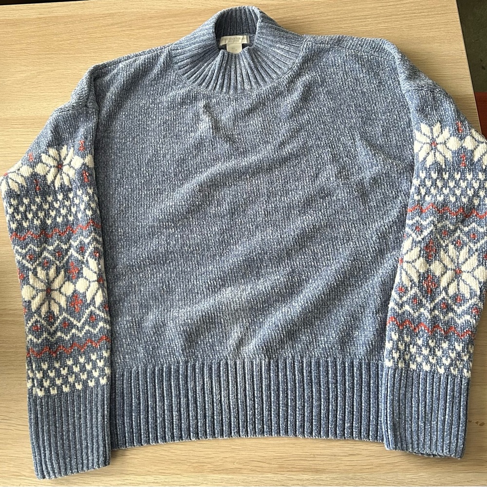 Cozy Christian Siriano Winter Themed Turtleneck Womens Size L